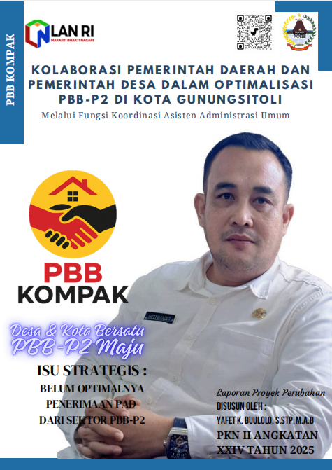 Kolaborasi Pemerintah Daerah dan Pemerintah Desa dalam Optimalisasi Pajak Bumi dan Bangunan Pedesaan dan Perkotaan (PBB-P2) di Kota Gunungsitoli.                                                           Melalui Fungsi Koordinasi Asisten Administrasi Umum