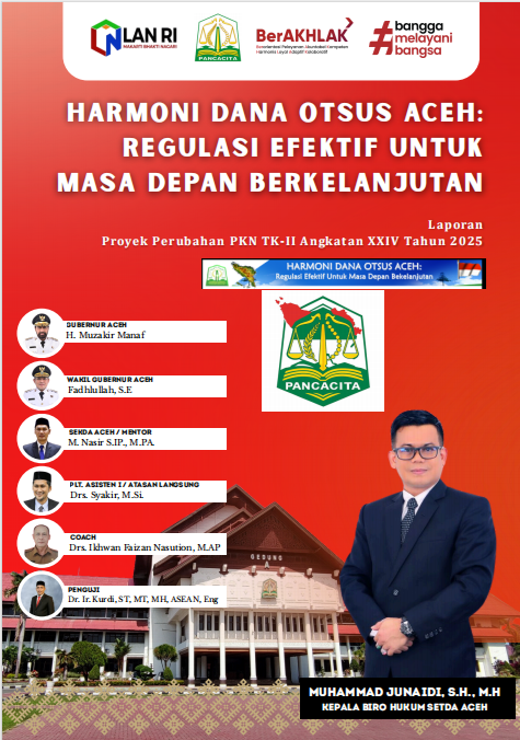 HARMONI DANA OTSUS ACEH: REGULASI EFEKTIF UNTUK MASA DEPAN BERKELANJUTAN