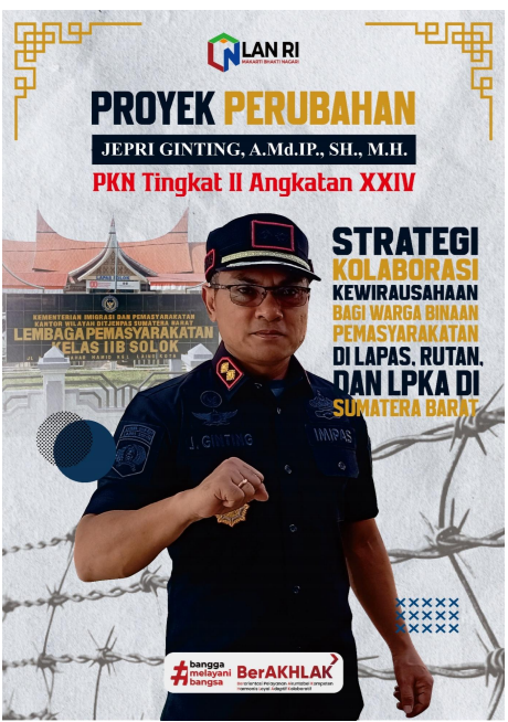 Strategi Kolaborasi Kewirausahaan bagi Warga Binaan Pemasyarakatan di Lapas, Rutan, dan LPKA di Sumatera Barat