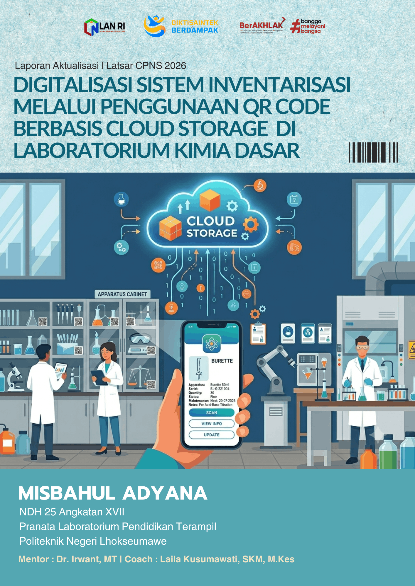 Digitalisasi Sistem Inventarisasi Alat Laboratorium Melalui Penggunaan QR Code Berbasis Cloud Storage di Laboratorium Kimia Dasar