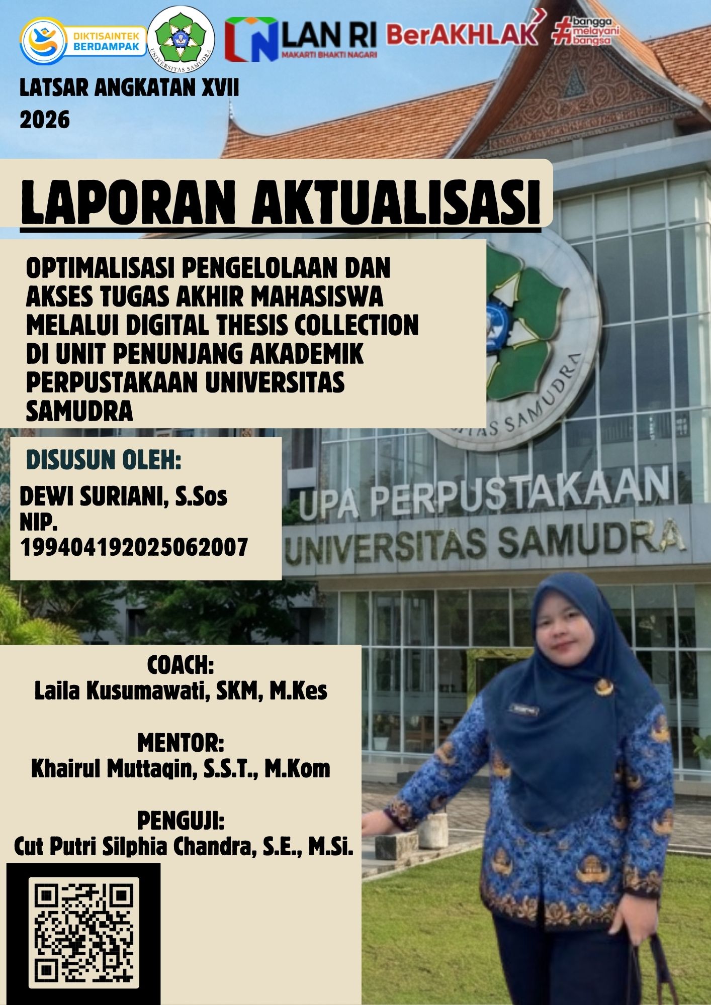 OPTIMALISASI PENGELOLAAN DAN AKSES TUGAS AKHIR MAHASISWA MELALUI DIGITAL THESIS COLLECTION DI UNIT PENUNJANG AKADEMIK PERPUSTAKAAN UNIVERSITAS SAMUDRA