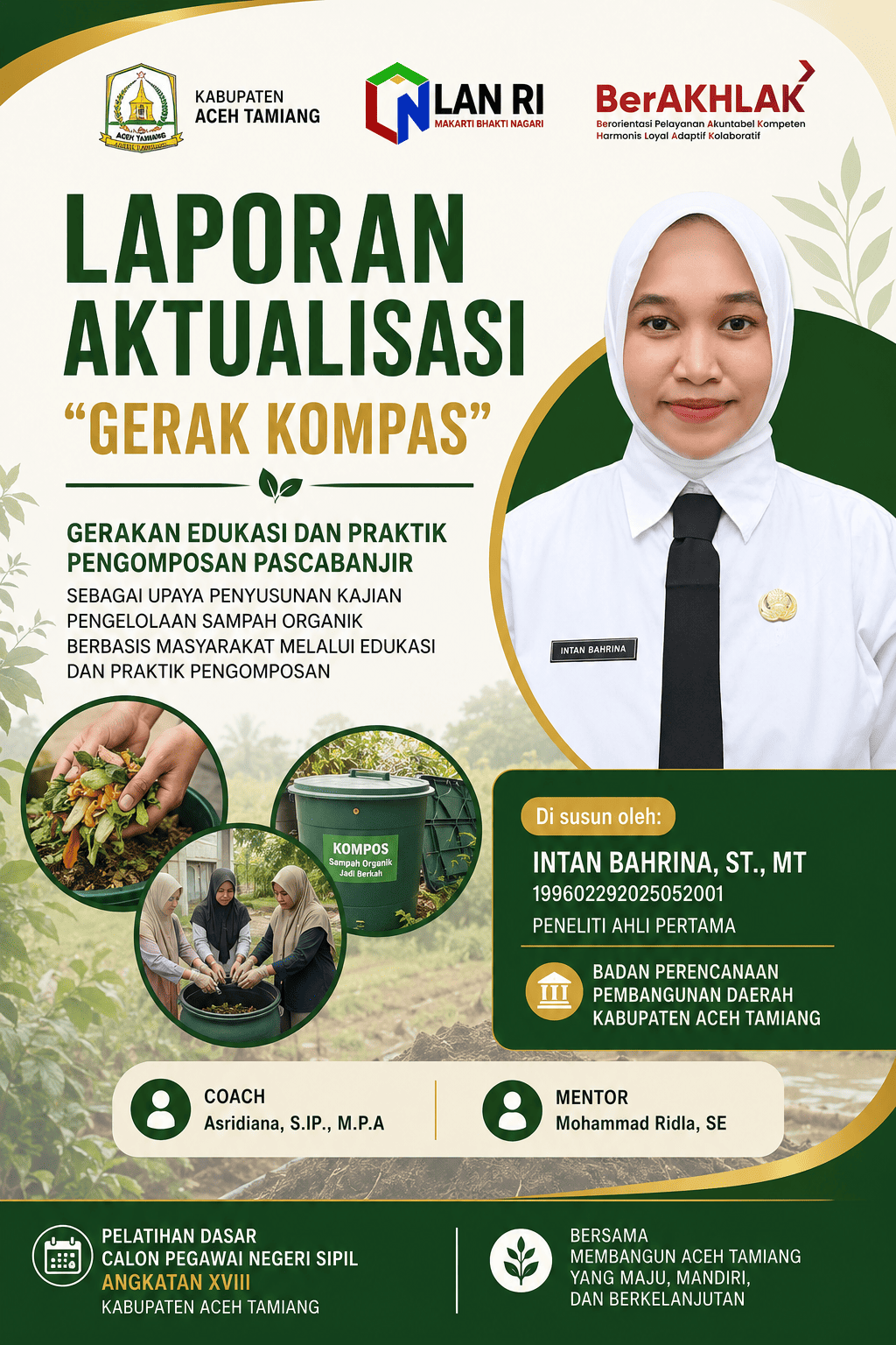 “GERAK KOMPAS” GERAKAN EDUKASI DAN PRAKTIK PENGOMPOSAN PASCABANJIR SEBAGAI UPAYA PENYUSUNAN KAJIAN PENGELOLAAN SAMPAH ORGANIK BERBASIS MASYARAKAT MELALUI EDUKASI DAN PRAKTIK PENGOMPOSAN
